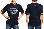 Kids T-Shirt Mock-up, a Shirt Mockup by Denny's Mock-ups (Thumbnail 3 of 5)