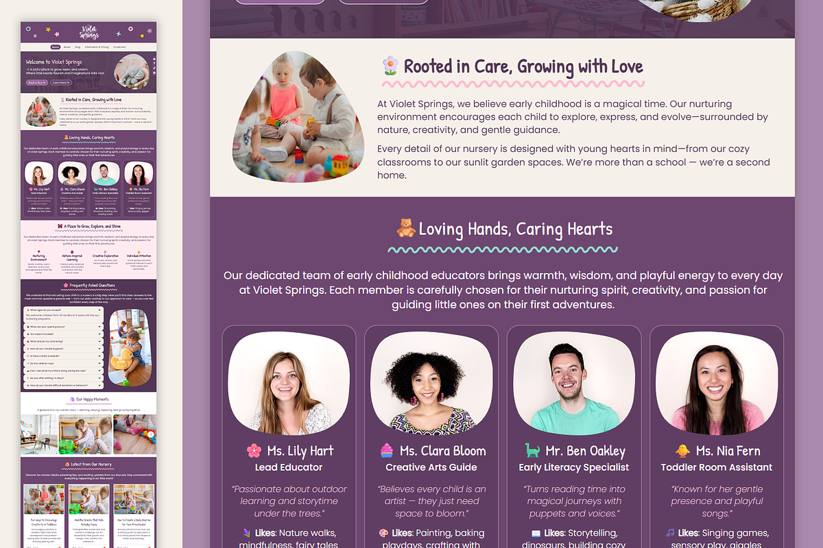 Nursery and Preschool Website, a Wix Template by Kitteeh (Photo 12 of 12)