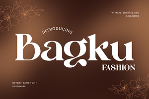 Bagku Fashion - Luxury Modern Font