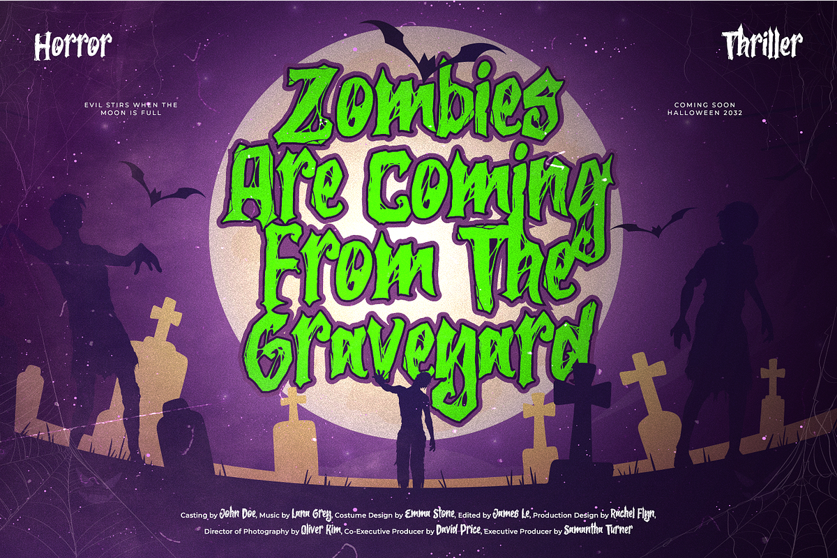 Rotten Spirits - Layered Horror Font, a Handwritten Font by agnyhasyastudio (Photo 12 of 15)