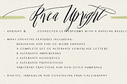 Rivea Upright, a Script Font by Magpie Paper Works (Thumbnail 2 of 5)