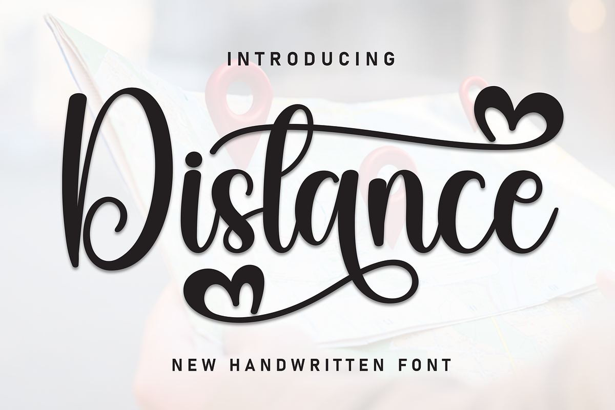 Distance | Script Font, a Handwritten Font by Scratchones (Photo 1 of 9)