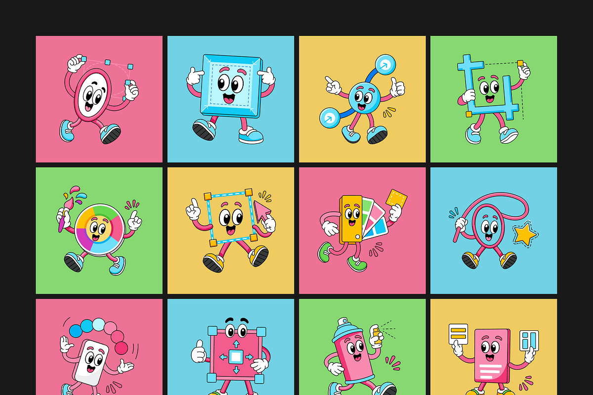 85 Flat Graphic Design Bundle, an Object Illustration by Vectors Market (Photo 8 of 9)