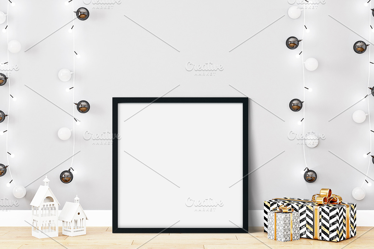 Christmas Frame Mockup Bundle -20, a Print Template by Mockup Shop (Photo 3 of 39)