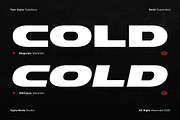 Cold Sign - Bold Expanded Sport Font, a Sans Serif Font by Typia Nesia (Thumbnail 2 of 12)
