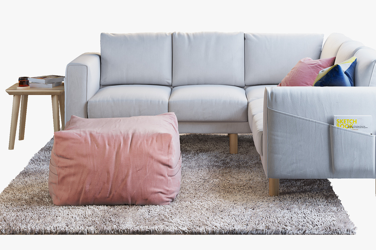 Corner sofa 3d model, a Furniture 3D Model by 3dmitruk (Photo 11 of 12)
