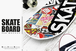 Skateboard Mockup 13