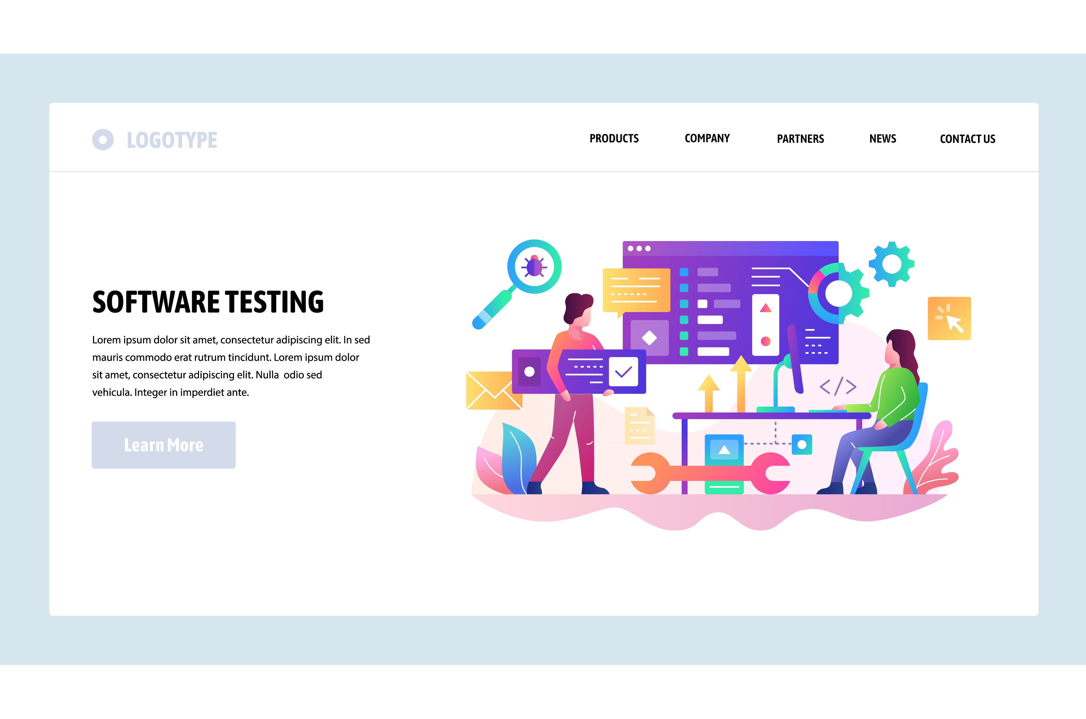 Vector web site design template, a Technology Illustration by Sky Pics ...
