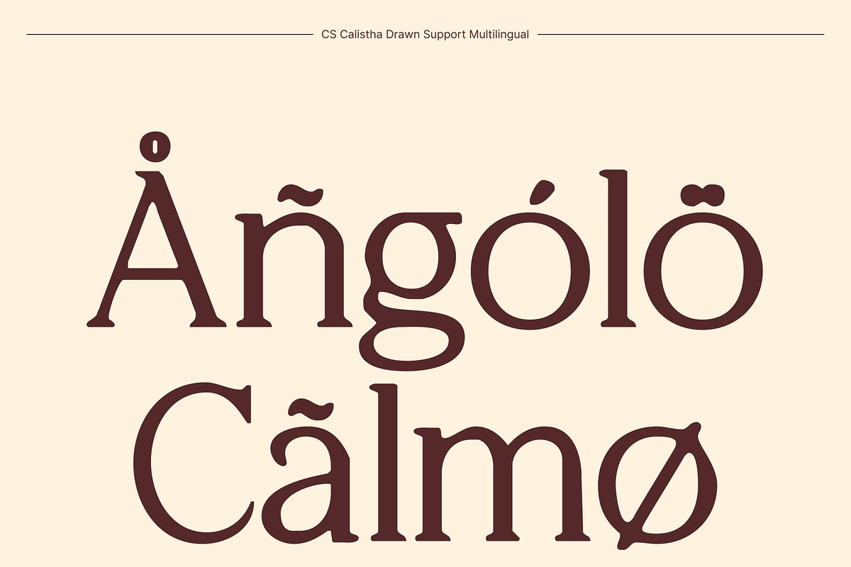 CS Calistha Drawn, a Serif Font by Craft Supply Co. (Photo 5 of 8)
