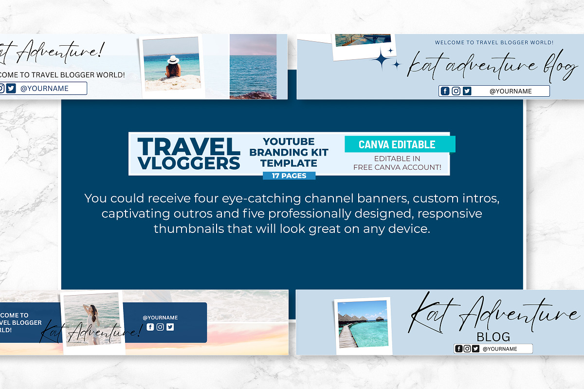 YouTube Channel Kit, a Presentation Template by Snapybiz (Photo 6 of 8)