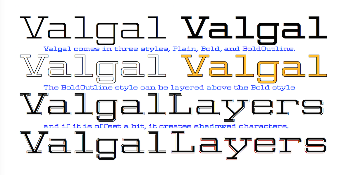 Valgal, a Slab Serif Font by Ingrimayne Type (Photo 5 of 6)