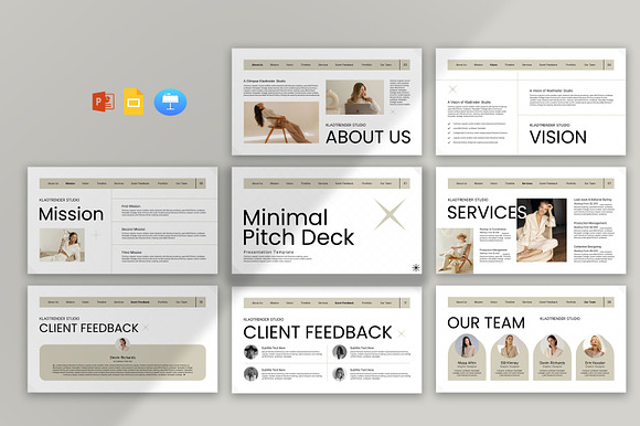 Minimal Pitch Deck Presentation preview 6