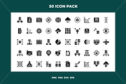 Data science icons, an Outline Icon by Wencory (Thumbnail 1 of 2)