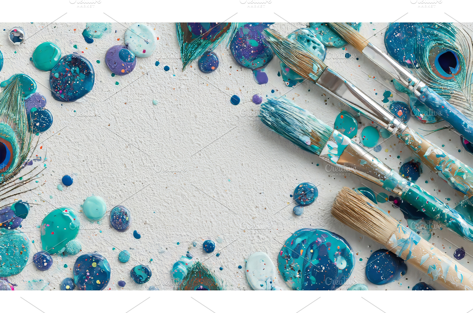 A collection of paintbrushes is, an Arts & Entertainment Photo by ZinetroN