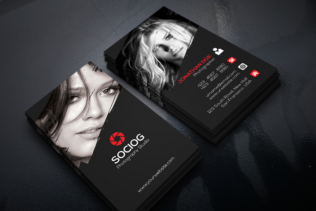 Photography Business card-02, a Business Card Template by Shapnochura Design Studio (Photo 8 of 9)