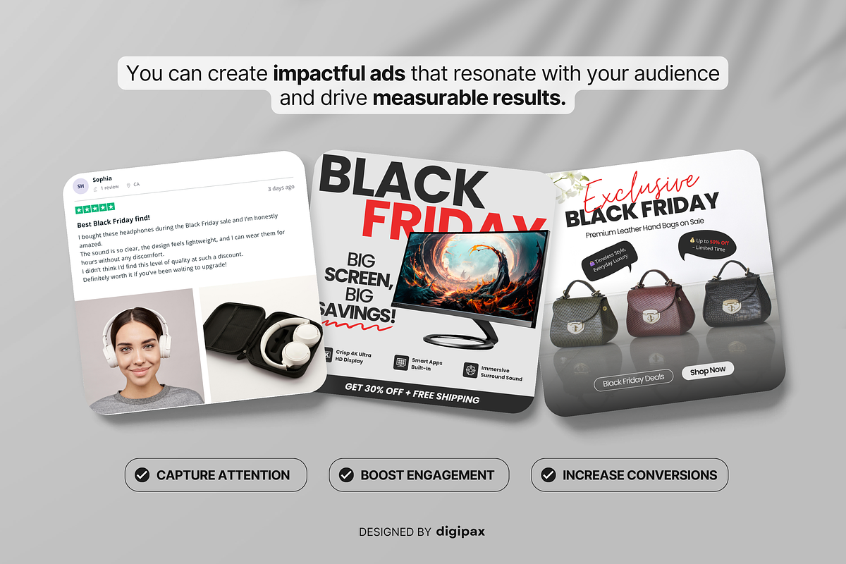 30 Black Friday Static Ad Templates preview 6