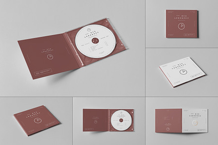 CD Pack Mock-up, a Merchandise Mockup by Yogurt86
