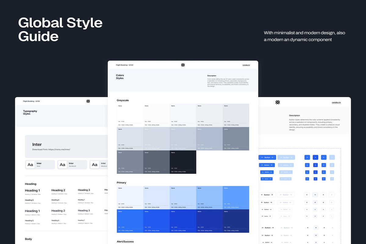 Flight Booking Website & Dashboard, an UI Kit Template by Creative Perspective (Photo 4 of 8)