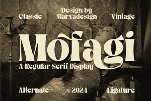 Mofagi - A Classic Serif Display