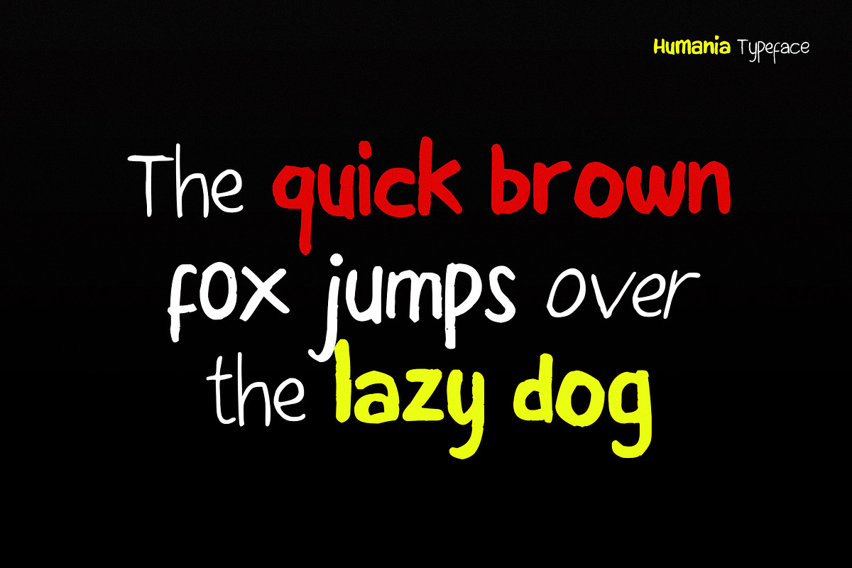 Humania - Handwriting Typeface, a Handwritten Font by HIRO.std (Photo 5 of 11)