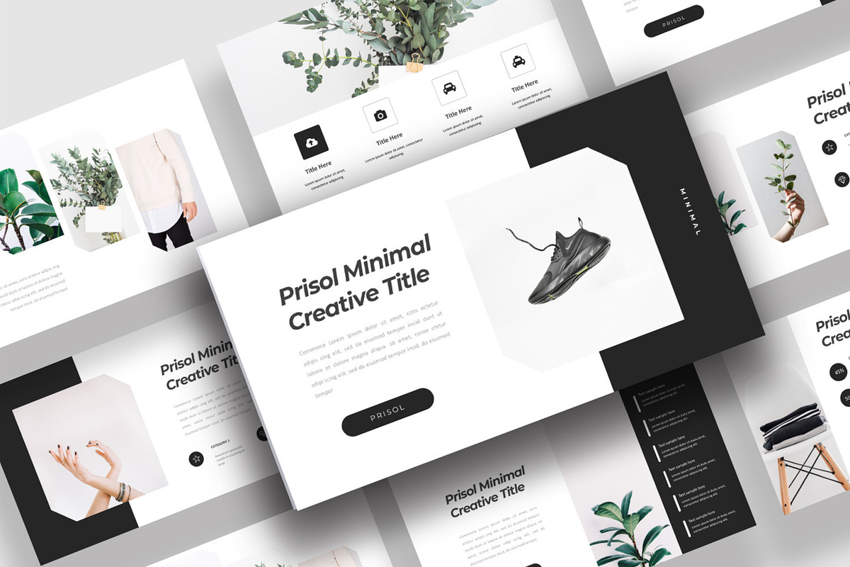 Prisol Minimal Keynote, a Presentation Template by Infinity Vector Studio (Photo 1 of 5)
