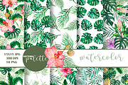 Watercolor Tropical BIG BUNDLE PNG, a Seasonal Illustration by PatternPalette (Thumbnail 13 of 15)
