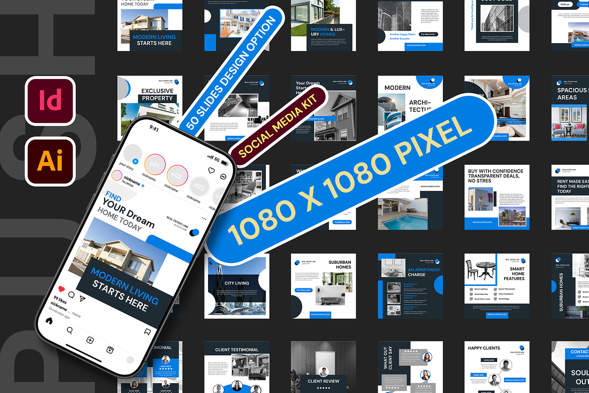 Social Media Post Template, a Social Media Template by Artisan Vibes (Photo 1 of 7)
