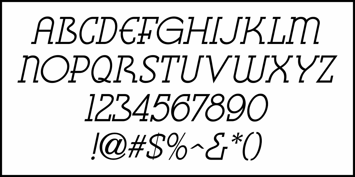 Casual Slab Serif JNL, a Slab Serif Font by Jeff Levine Fonts (Photo 5 of 5)