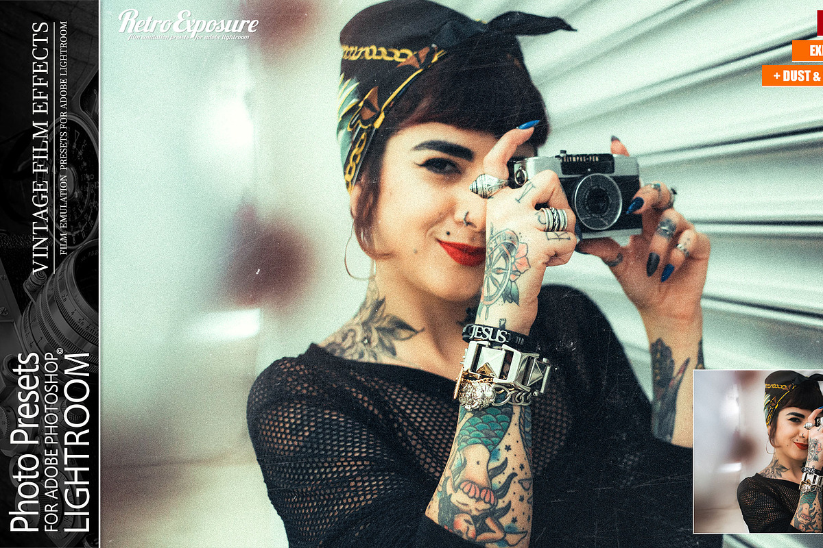 Presets for Lightroom Retro Exposure, an Action Add-On by Miracle_Design (Photo 31 of 51)