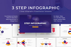 Three Step Infographic Presentation
