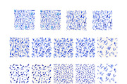 Indigo Blue Flowers Collection, a Decorative Illustration by ElicoelhoDesign Shop (Thumbnail 2 of 10)