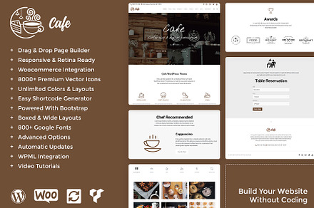 Cafe & Restaurant WordPress Theme