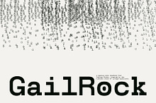 Gail Rock - Typewriter Branding Font