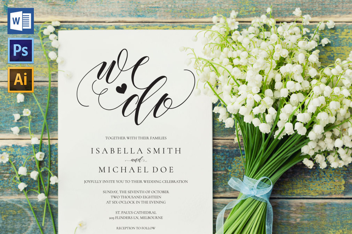 Invitation Template SHR434, an Invitation Template by Shafura_Wedding (Photo 1 of 5)