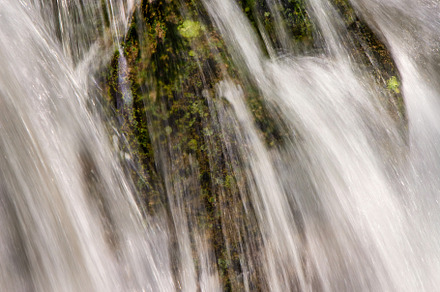 Beautiful veil cascading waterfalls,