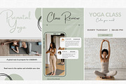 35 YOGA Stories Templates Canva, a Social Media Template by Talipic Designs (Thumbnail 3 of 6)