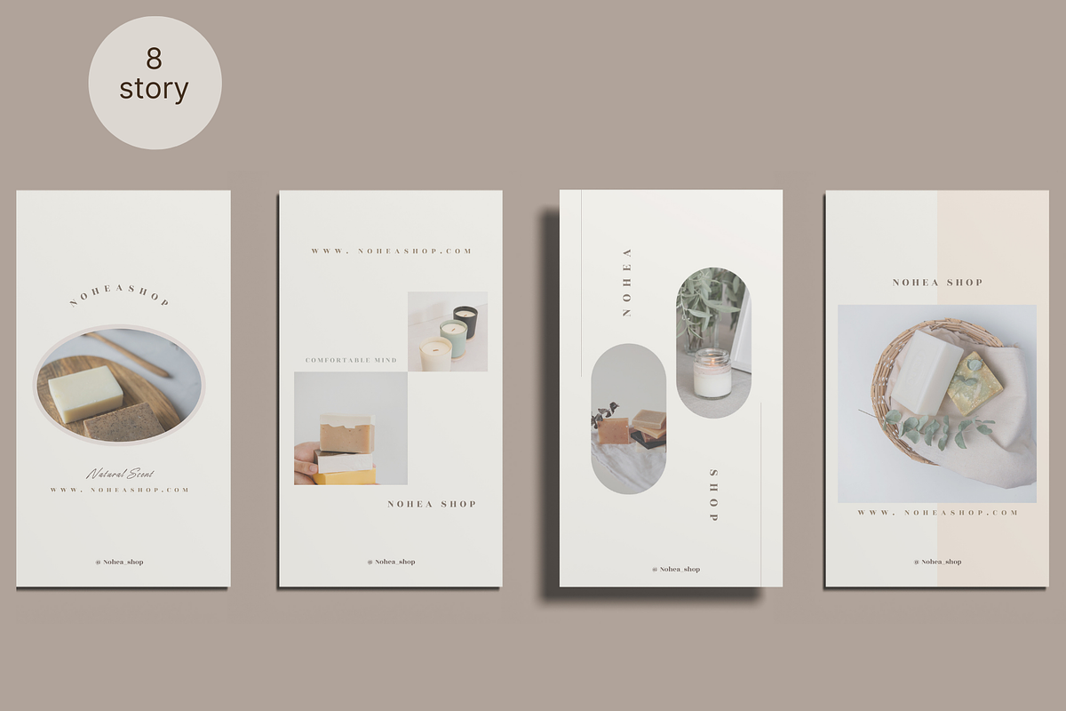 Beige Craft Shop Instagram Template, a Social Media Template by NoheaDesignShop (Photo 5 of 11)