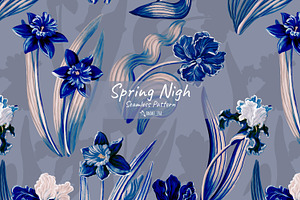 Spring night, a Pattern Graphic by Andre_Eva