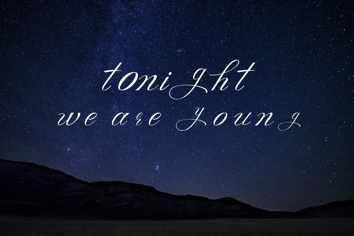Midnight Typeface preview 2