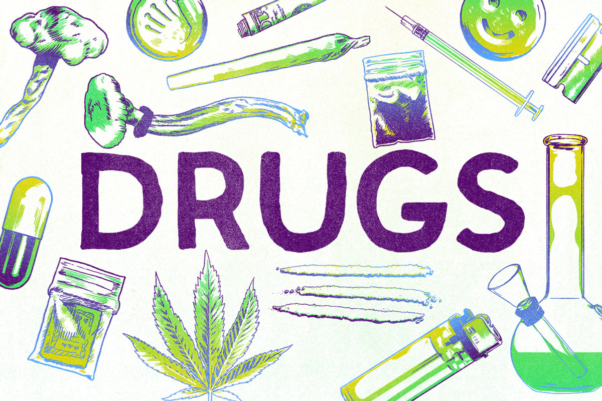 DRUGS: Hand Drawn Illustrations, an Illustration by JIMMY BREEN (Photo 1 of 3)