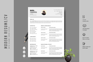 257. Modern Resume Template