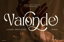 Varonde - Luxury Serif Font