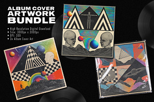 Cover Art BUNDLE - Retro Geometry