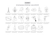 France Cute and Sweet Illustrations, a Decorative Illustration by likorbut (Thumbnail 5 of 10)
