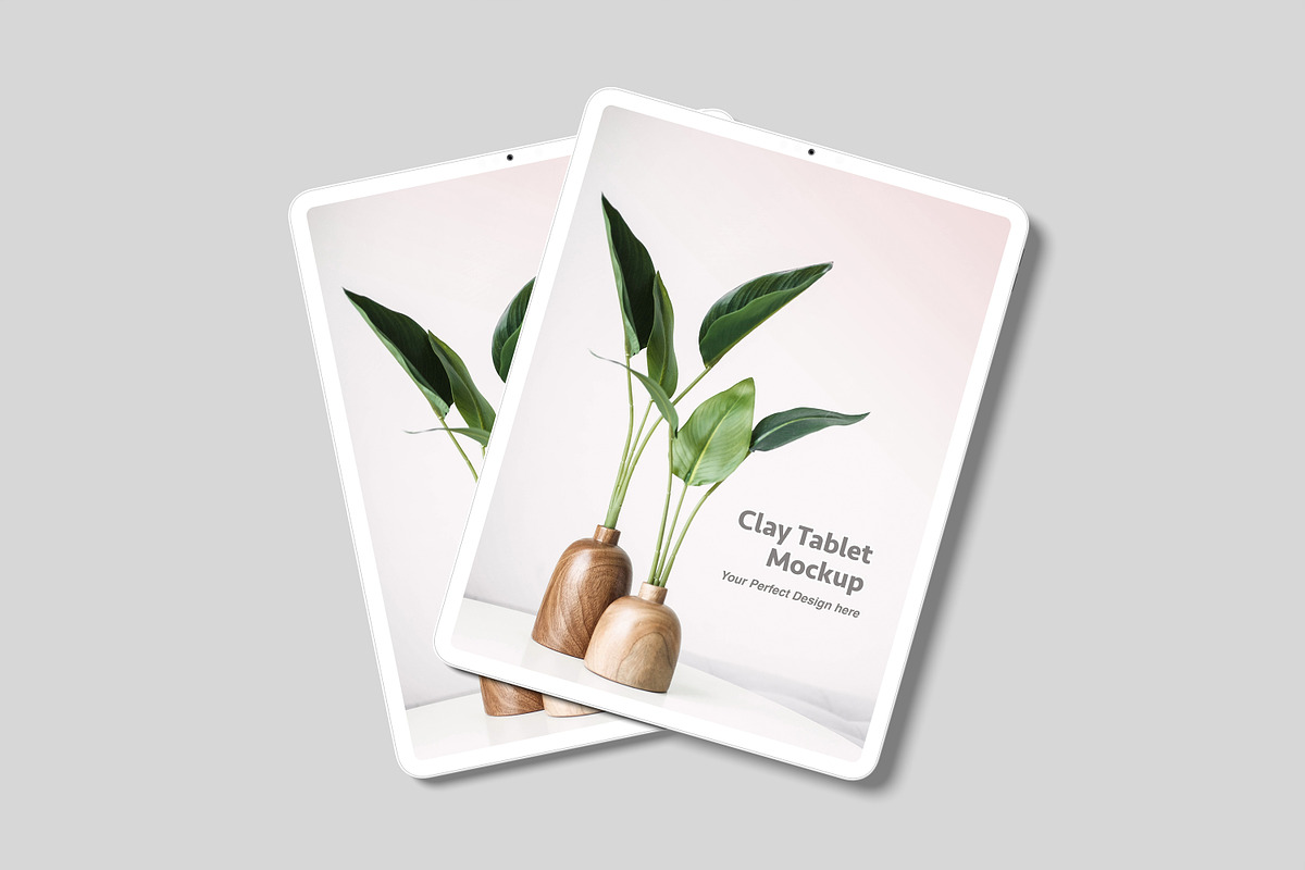 Clay Tablet Mockup, an iPad Mockup by rahmatmoscae (Photo 6 of 11)