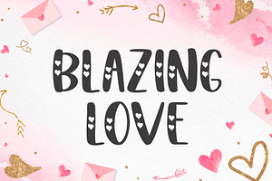 Blazing Love Cute Display Font