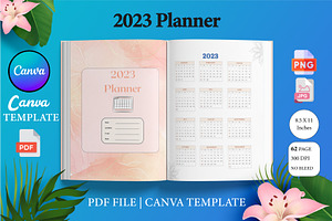 2023 Planner Templates Canva KDP