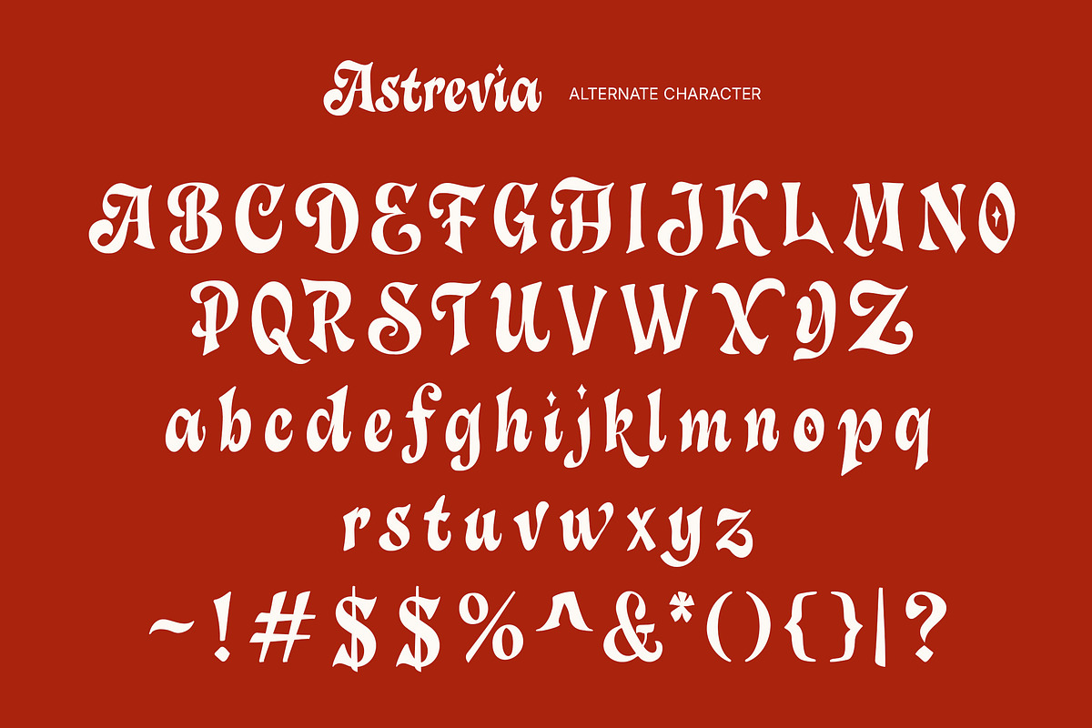 Astrevia - Vintage Serif Display, a Serif Font by Youthlabs Studio (Photo 14 of 15)