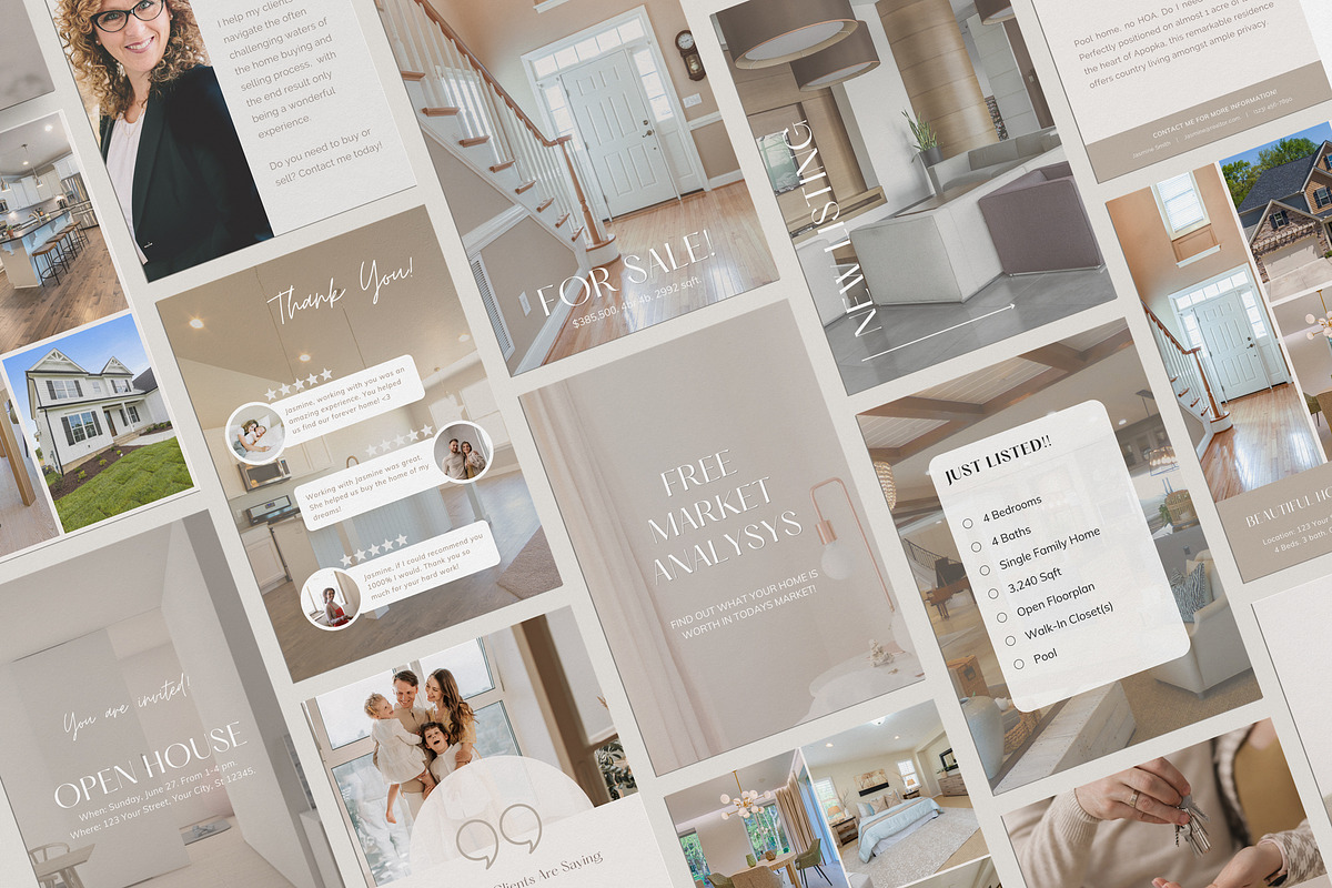 Real Estate Social Media Templates, a Social Media Template by Gebers Marketing & Design (Photo 5 of 8)