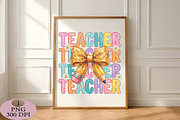 Coquette Teacher Png, an Illustration by Daily.Designs (Thumbnail 5 of 5)